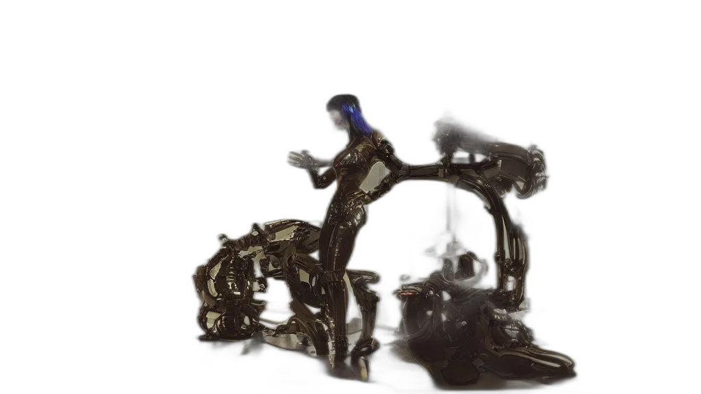 robot, jewelry, furniture, weapon transparent PNG cut-out