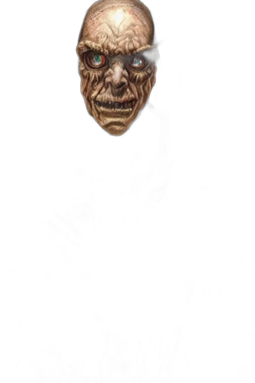 mask, face, creature, staff transparent PNG cut-out