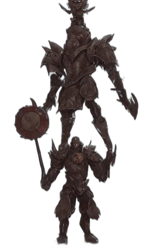weapon, creature, robot, staff transparent PNG cut-out