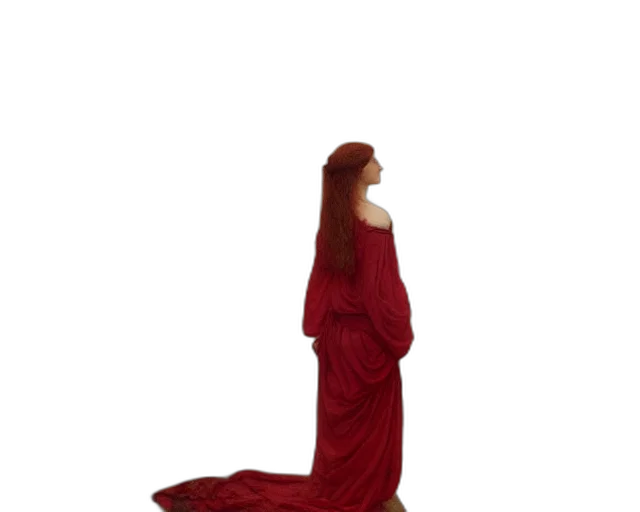 dress, staff, crown, jewelry transparent PNG cut-out