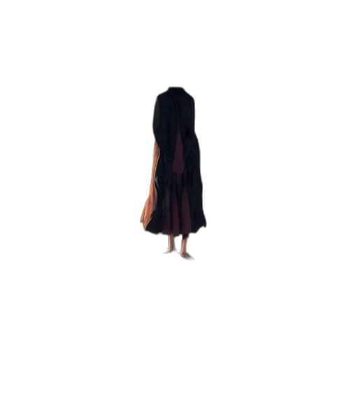dress, hair, creature, umbrella transparent PNG cut-out