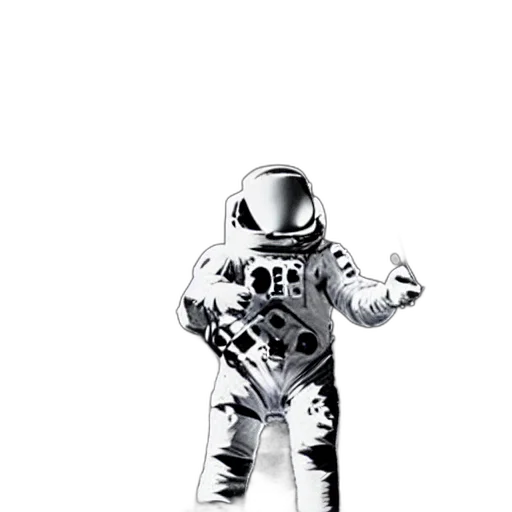 robot, jacket, staff, weapon transparent PNG cut-out