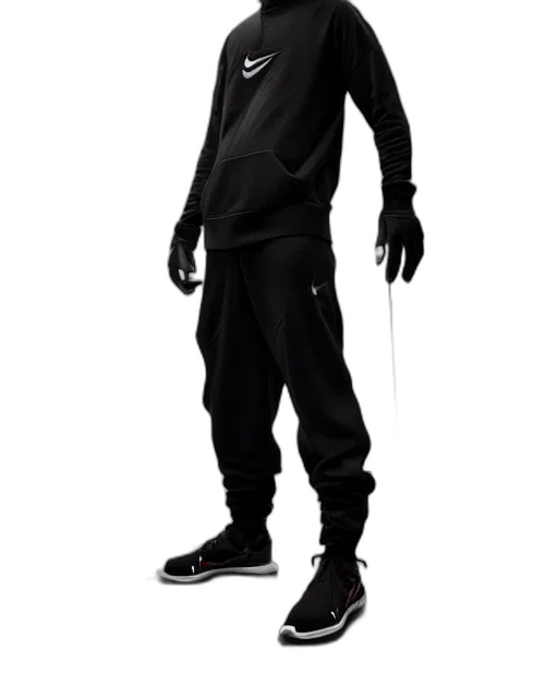 jacket, staff, concept art, 3d render transparent PNG cut-out