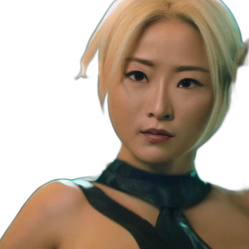 face, cyberpunk, photorealistic, concept art transparent PNG cut-out