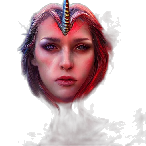 face, creature, crown, dragon transparent PNG cut-out