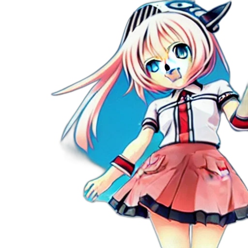 staff, robot, anime, pixel art transparent PNG cut-out