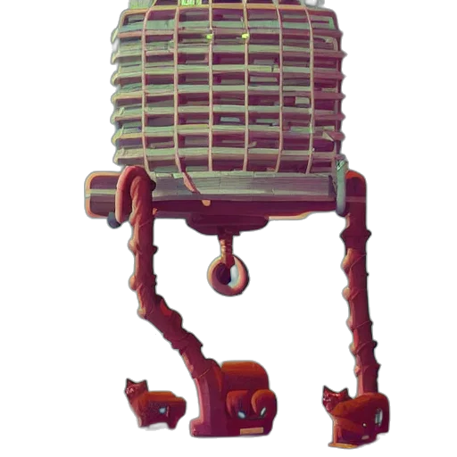 robot, staff, weapon, furniture transparent PNG cut-out