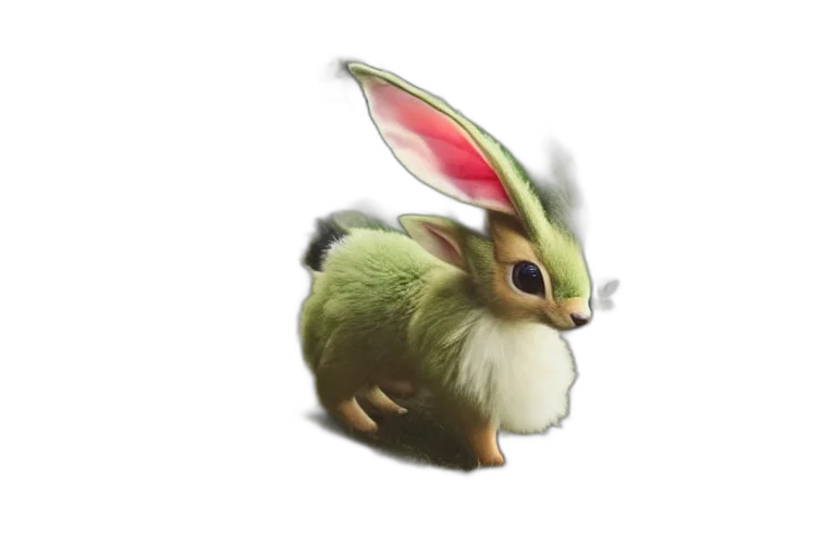 creature, animal, hat, staff transparent PNG cut-out