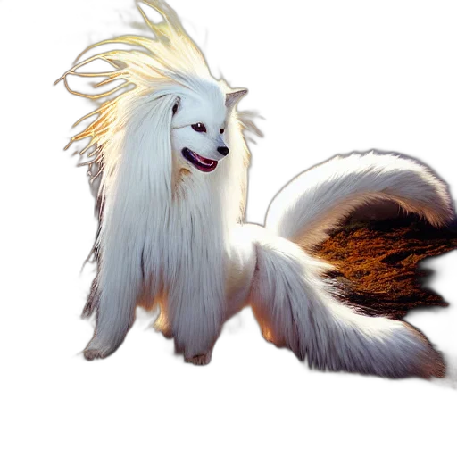 hair, animal, creature, dragon transparent PNG cut-out