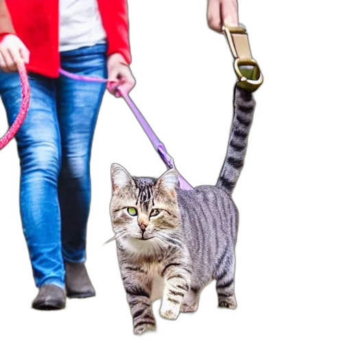 staff, animal, 3d render, vaporwave transparent PNG cut-out