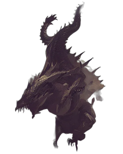 dragon, creature, animal, mask transparent PNG cut-out