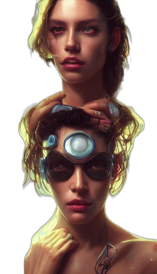 mask, jewelry, face, robot transparent PNG cut-out