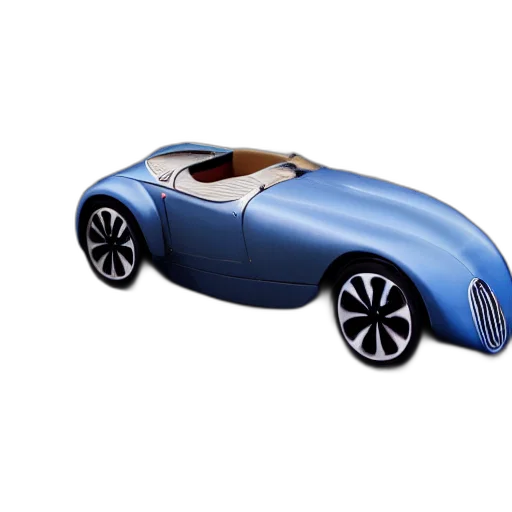 car, 3d render, concept art, photorealistic transparent PNG cut-out