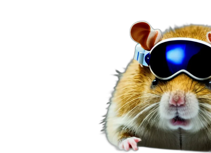animal, hat, creature, cyberpunk transparent PNG cut-out