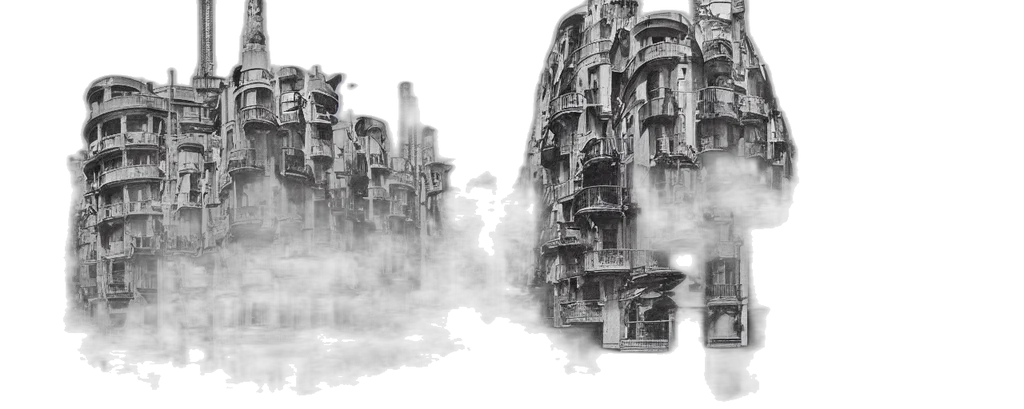 concept art, cyberpunk, comic book art, fantasy art transparent PNG cut-out