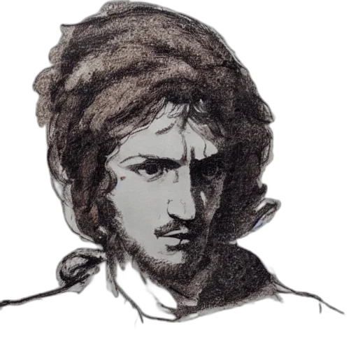 face, mask, hair, staff transparent PNG cut-out