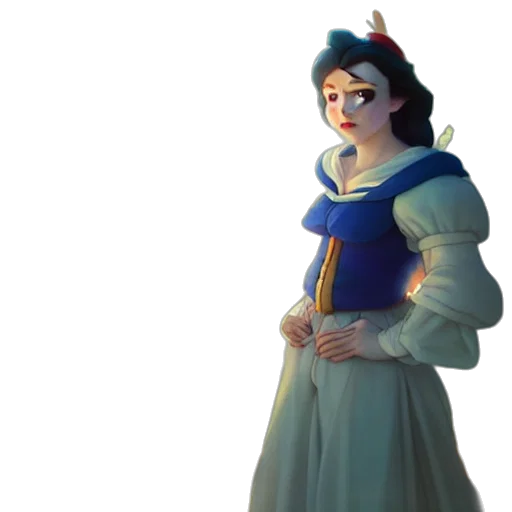 dress, staff, crown, concept art transparent PNG cut-out