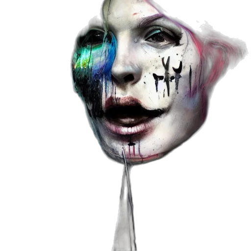 mask, face, umbrella, creature transparent PNG cut-out