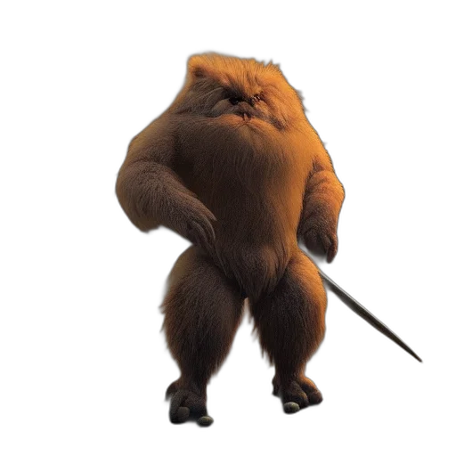 staff, animal, creature, weapon transparent PNG cut-out