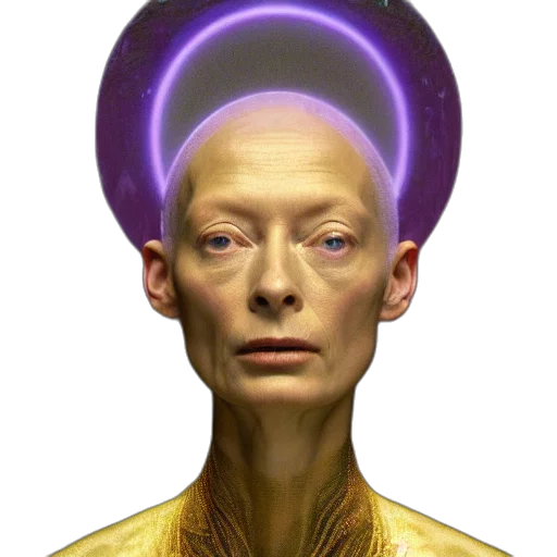 face, crown, staff, hair transparent PNG cut-out