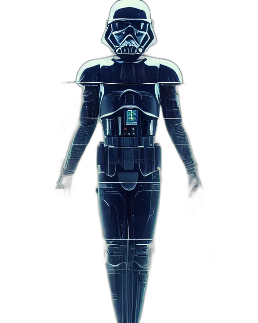 robot, staff, mask, jacket transparent PNG cut-out