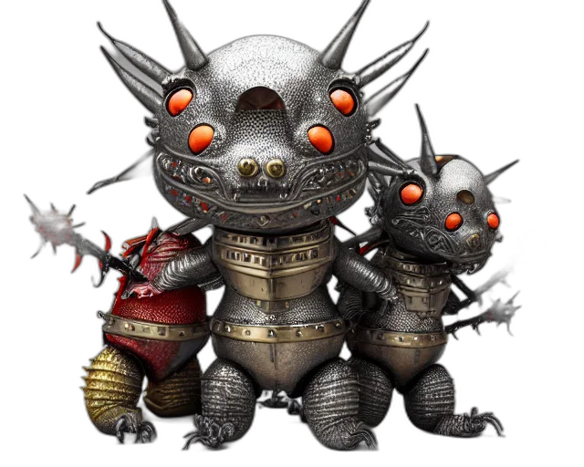 robot, dragon, concept art, 3d render transparent PNG cut-out