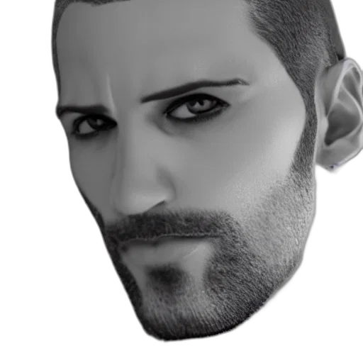 face, mask, robot, photorealistic transparent PNG cut-out