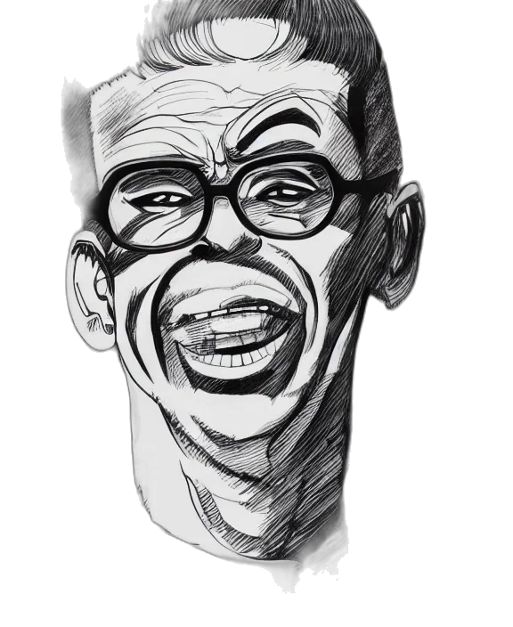 face, mask, cartoon, comic book art transparent PNG cut-out