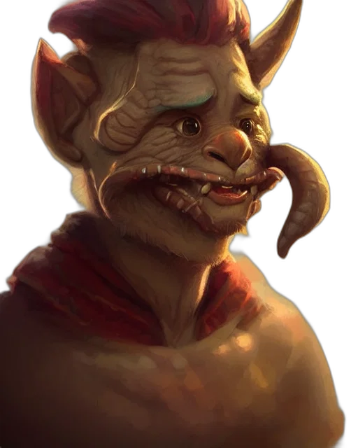 creature, face, mask, staff transparent PNG cut-out