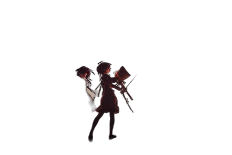 staff, umbrella, hair, jacket transparent PNG cut-out