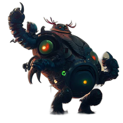 creature, robot, animal, dragon transparent PNG cut-out