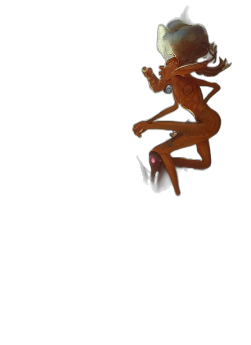 creature, staff, animal, dragon transparent PNG cut-out
