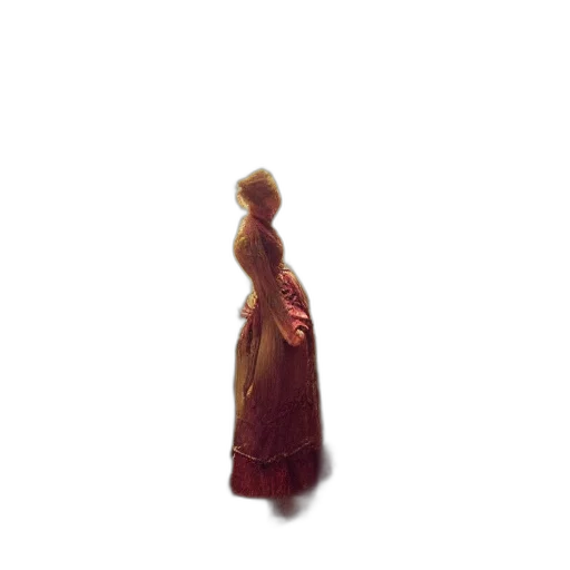 dress, staff, crown, hat transparent PNG cut-out