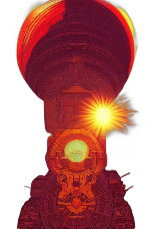 weapon, robot, crown, staff transparent PNG cut-out