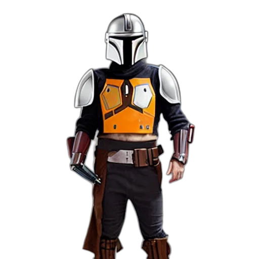 robot, jacket, concept art, 3d render transparent PNG cut-out