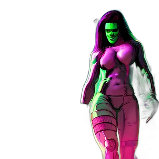 robot, dress, concept art, comic book art transparent PNG cut-out