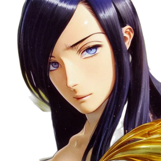face, jewelry, crown, staff transparent PNG cut-out