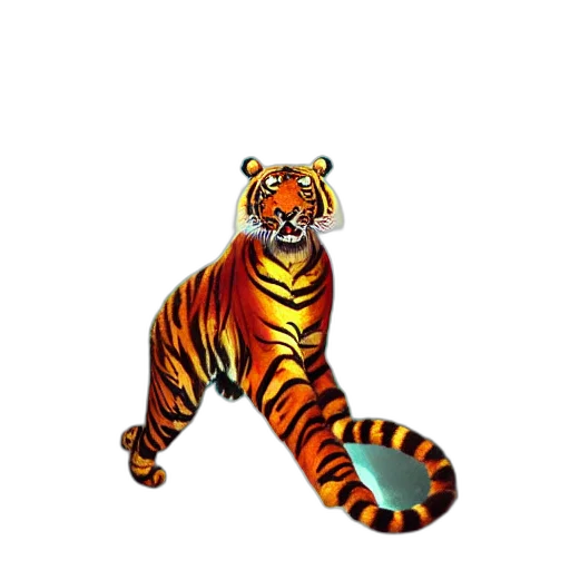 animal, staff, creature, 3d render transparent PNG cut-out