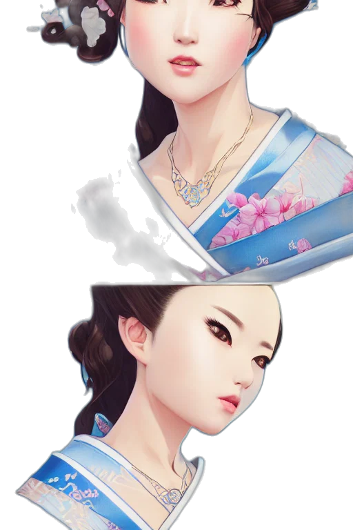 jewelry, face, photorealistic, concept art transparent PNG cut-out