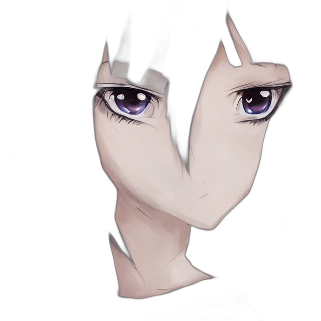 face, mask, robot, creature transparent PNG cut-out