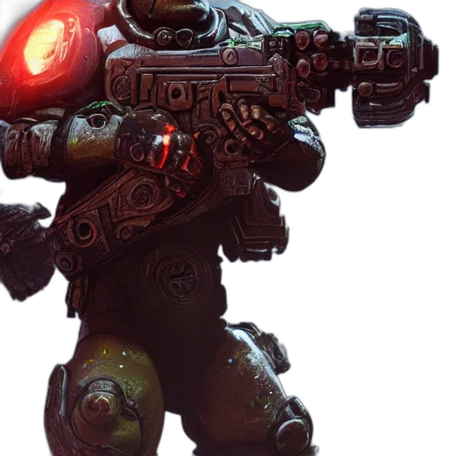 robot, weapon, staff, concept art transparent PNG cut-out