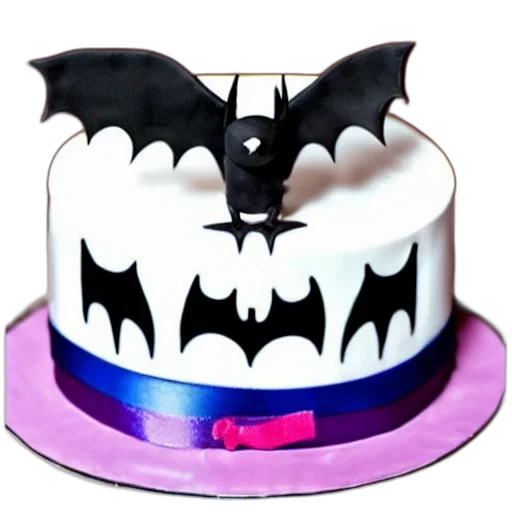 hat, 3d render, bat, birthday transparent PNG cut-out