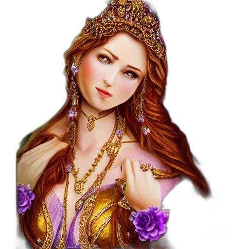 crown, jewelry, dress, fantasy art transparent PNG cut-out