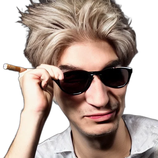 face, staff, hair, jacket transparent PNG cut-out