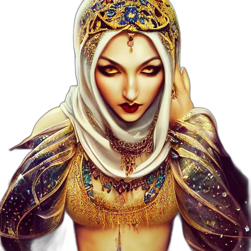jewelry, crown, mask, fantasy art transparent PNG cut-out