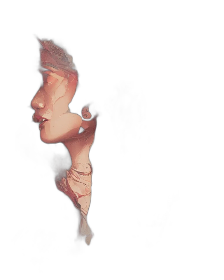mask, face, hair, creature transparent PNG cut-out