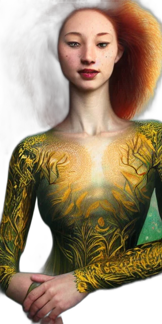 dress, fantasy art, photorealistic, concept art transparent PNG cut-out