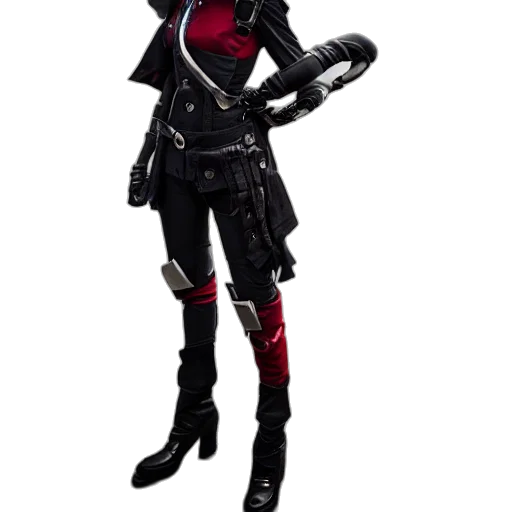 jacket, weapon, staff, robot transparent PNG cut-out