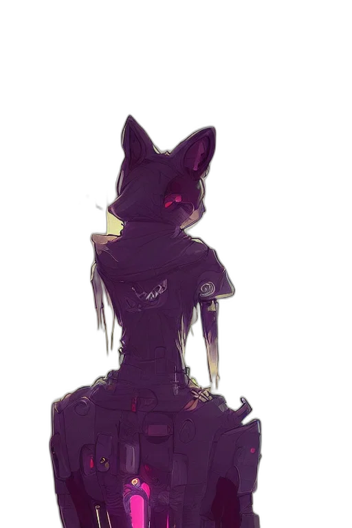 dress, staff, mask, creature transparent PNG cut-out