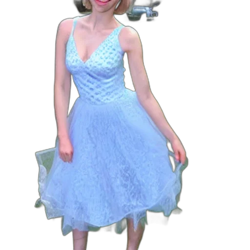 dress, robot, staff, 3d render transparent PNG cut-out